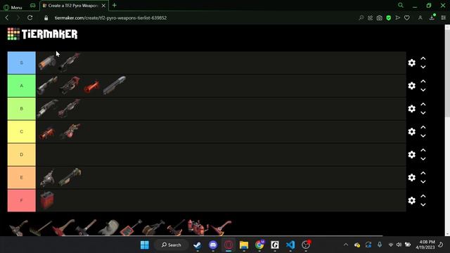 (OLD) TF2 Pyro Weapons Tier List смотреть онлайн