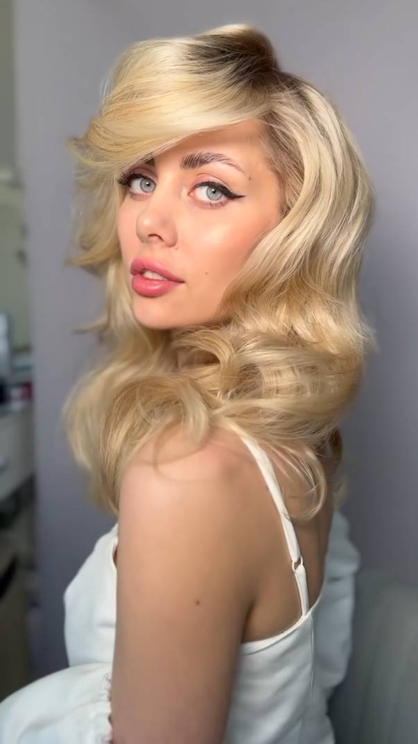 Самые объемные локоны просто #прическа #укладка #локоны #волосы