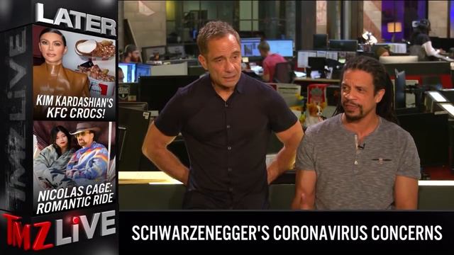 Arnold Schawarzenegger's Coronavirus Concerns | TMZ Live смотреть онлайн