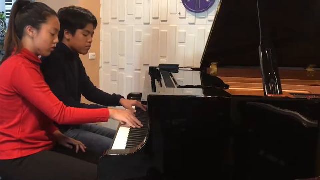 Fanny Mendelssohn Three pieces for piano, four hands N 2 Allegro molto смотреть онлайн