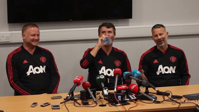 Liam Miller Tribute: Manchester United XI full pre-match press conference смотреть онлайн