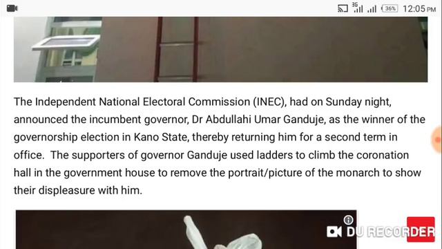 (Video) Less Than 24 Hours After Emerging Winner,what Ganduje did to Emir Of Kano May End Democracy смотреть онлайн