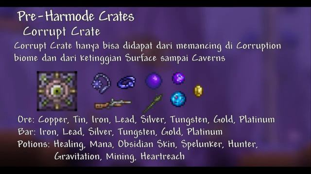 Jenis Jenis Crates di Terraria Pre-Harmode смотреть онлайн