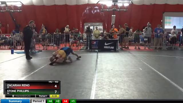 14U 102 Zacariah Reno IN Vs Stone Phillips AL смотреть онлайн