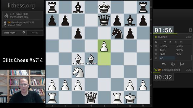 Blitz Chess #4714 vs RCone Modern Defence White смотреть онлайн