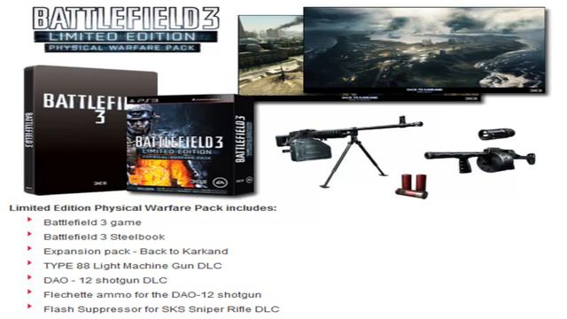 Battlefield 3 Limited Edition Physical Warfare Pack смотреть онлайн