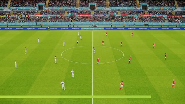 Pes 2021._.Simulazione Euro 2021._.Gruppo B._.Belgio-Russia смотреть онлайн