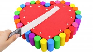 Мультики для малышей. Сердечко из кинетического песка. АСМР. Успокаивает. Поп-ит.