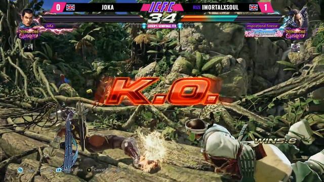 Joka (Feng) vs. ImortalXSoul (Master Raven) Losers Semifinal - ICFC EU Tekken 7 Spring 2022 Week Fi смотреть онлайн