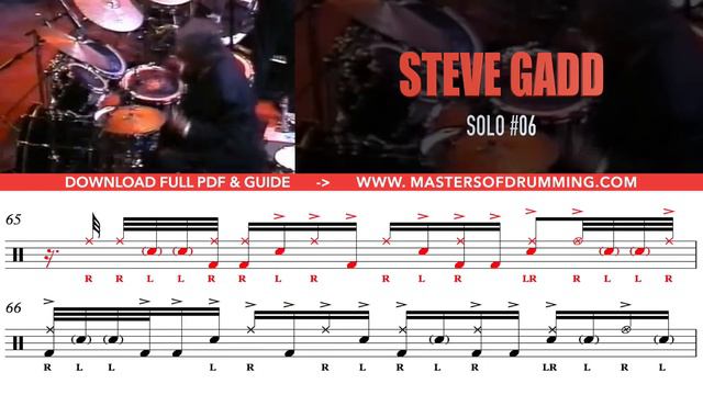 Dave Weckl, Steve Gadd, & Vinnie Colaiuta - FULL DRUM TRANSCRIPTION!
