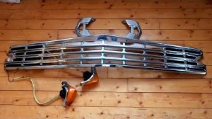 Реставрация Москвича-403ИЭ. Восстановление решётки радиатора.