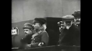 Voroshilov's speech 1937 October Revolution Parade