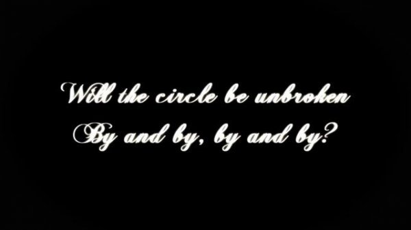 "Will the circle be unbroken?" [LYRICS] by Courtnee Draper