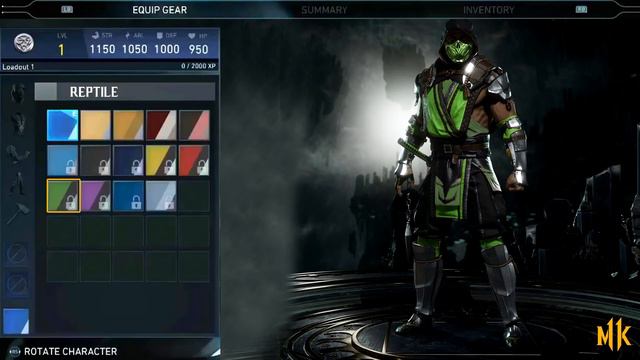 Mortal Kombat 11 - Character Customization Screen (All Ninja's Concept) смотреть онлайн