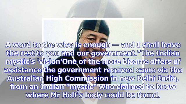 Harold holt's disappearance and the conspiracy theories that won't vanish смотреть онлайн