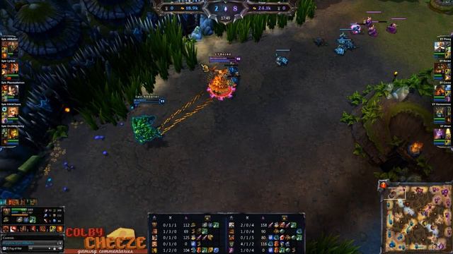 League of Legends - AHGL Commentary - EY vs Epic Game 1 смотреть онлайн