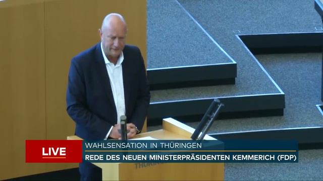 Thüringen: „Heuchler“ & „Scharlatan“ - Zwischenrufe stören 1. Rede von Ministerpräsident Kemmerich смотреть онлайн
