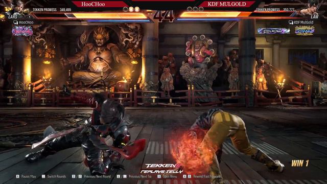 Tekken 8 ▰ HooCHoo (Rank #1 Lars) Vs KDF Mulgold (Law) ▰ Ranked Matches смотреть онлайн