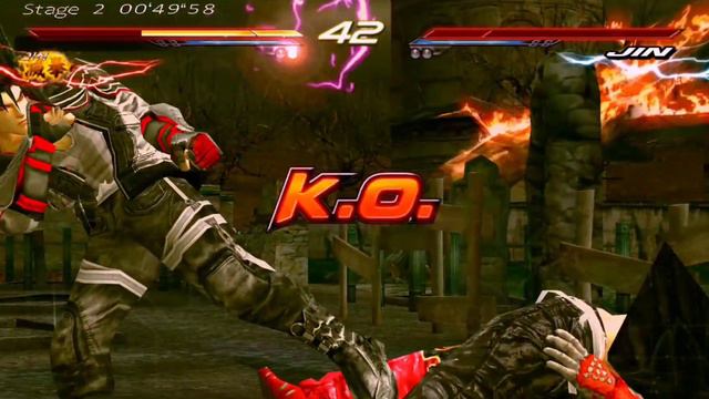 PSP TEKKEN 8 JIN RETEXTURE GAMEPLAY смотреть онлайн