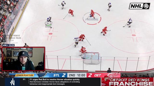 ST. LOUIS BLUES vs. DETROIT RED WINGS - Franchise Mode - NHL 24 смотреть онлайн