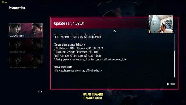Menghabiskan Malam Terakhir T8 Versi 1.01.04 Di Online - 28 Februari 2024
