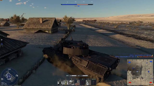 Leopard A1A1 + TAM Gameplay (War Thunder) смотреть онлайн