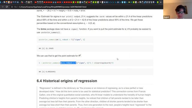 Regression and Other Stories Book Club: Ch6: Background on regression modeling (2021-07-20) (ros01) смотреть онлайн