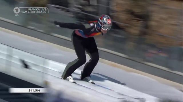 Marius Lindvik 241,5m (3. longest Jump) 2. PLACE TEAM - Planica Team 2022 Ski Flying смотреть онлайн