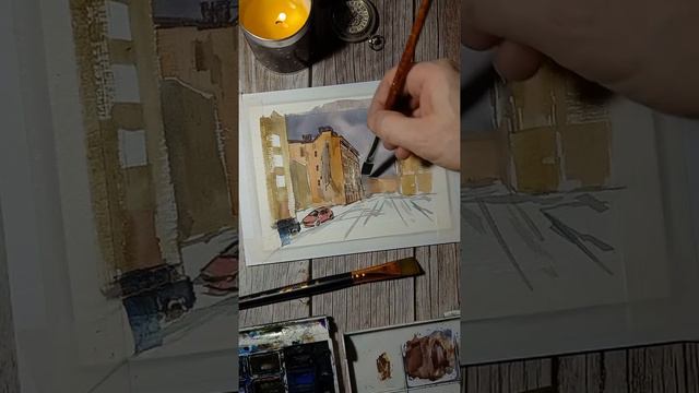 Рисуем Питер акварелью. Петроградка смотреть онлайн