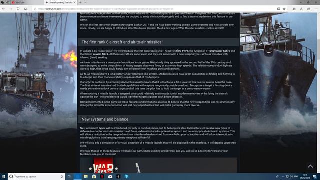 War Thunder Dev Blog 1.85 és WT/AW give away játék! смотреть онлайн