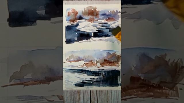 Быстрые наброски, зима. смотреть онлайн