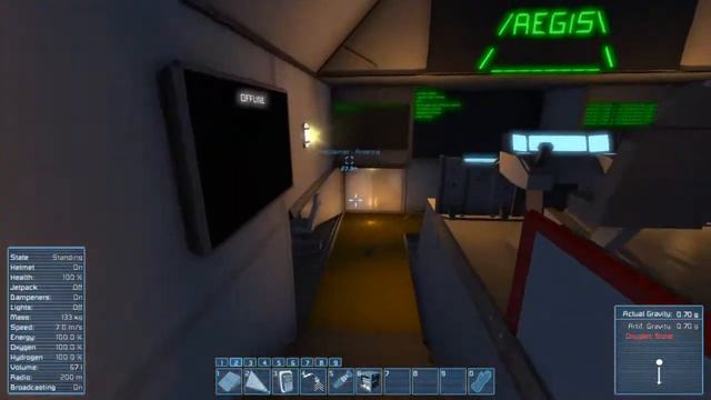 SPACE ENGINEERS: The Aegis Reclaimer. смотреть онлайн