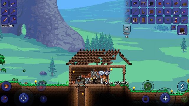 Terraria survival EP3 | ancient chisel & house upgration смотреть онлайн