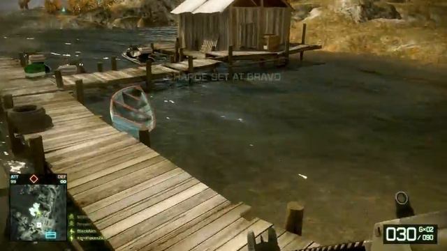 Battlefield Bad Company 2 Gameplay Rush mode смотреть онлайн