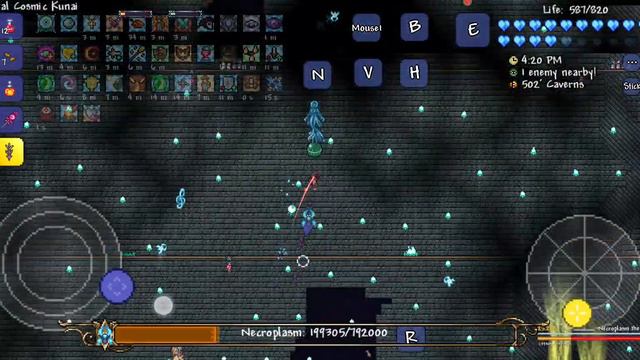 Terraria tModloader mobile ( Calamity Mod ) - Revengeance Polterghast (class - rogue) смотреть онлайн