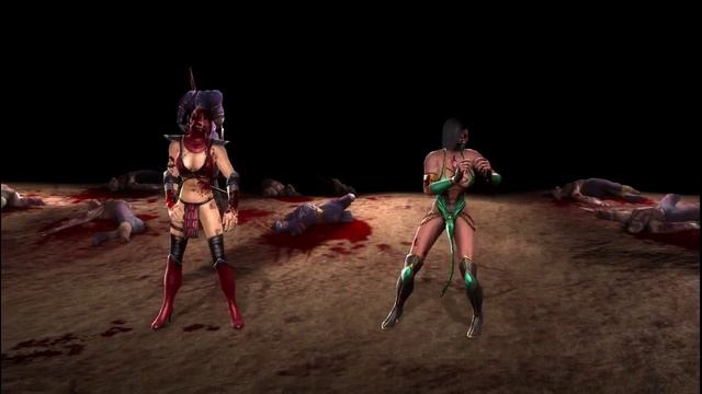 MK9 - Jade all females fatalities смотреть онлайн