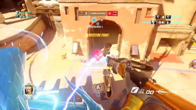 Mercy is a must pick for 2 CP, change my mind- Overwatch Mercy competitive Gameplay смотреть онлайн