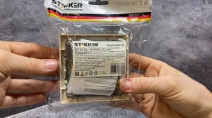 39923 - Выключатель Stekker Эрна «PSW10-9007-02» трехклавишный