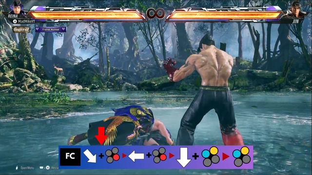 Tekken 8 - REINA Beginner Combo Guide смотреть онлайн