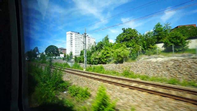 Sweden, Stockholm, Train Ride From Skogås To Trångsund
