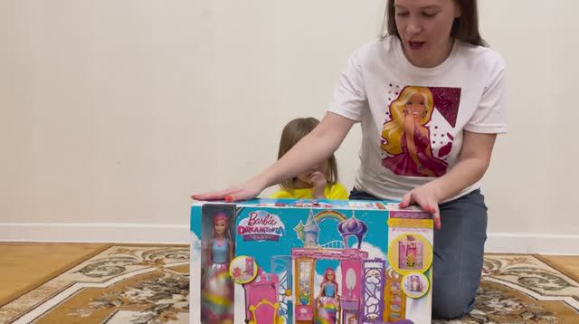 БАРБИ ДВОРЕЦ. МАМА И ТАСЮША СОБИРАЮТ НАБОР И ПОБЕЖДАЮТ