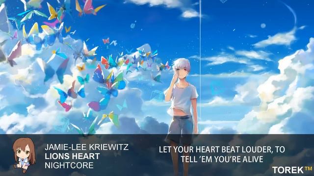 Nightcore - Lions Heart (Jamie-Lee with Lyric) смотреть онлайн