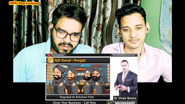 Reaction on Ajit Doval | Super Spy | James Bond of India || Reaction Video || GOPAL Vlogs & Gaming смотреть онлайн
