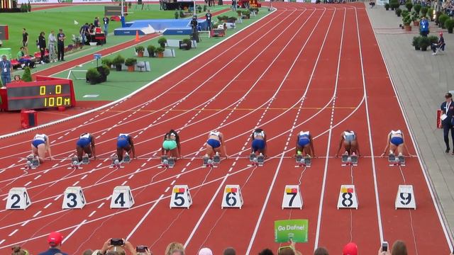 FBK Games 2019 Hengelo 100m vrouwen winst Dafne Schippers смотреть онлайн