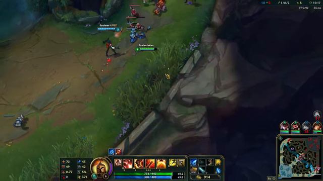 League of Legends - Riot Kayle Normal Game Support Gameplay смотреть онлайн