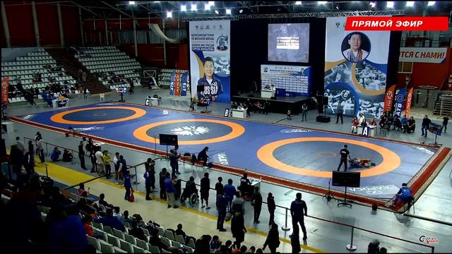 2 "Б": Всероссийский Турнир по вольной борьбе памяти Сергея Замбалова смотреть онлайн