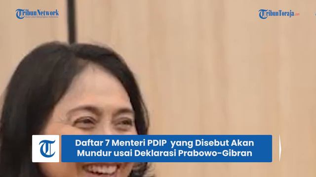 Ramai ramai Menteri Kabinet Indonesia Maju dari PDIP Undur Diri jika Gibran Maju Cawapres 2024 смотреть онлайн