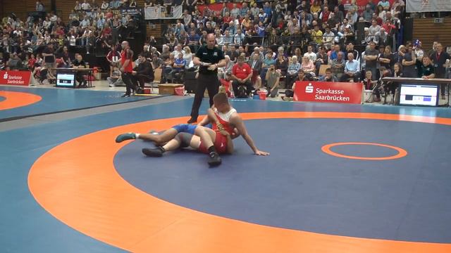 RINGEN DM 19 Frauen & Männer - 76kg Thomas Gebhardt vs. Joshua Morodion смотреть онлайн