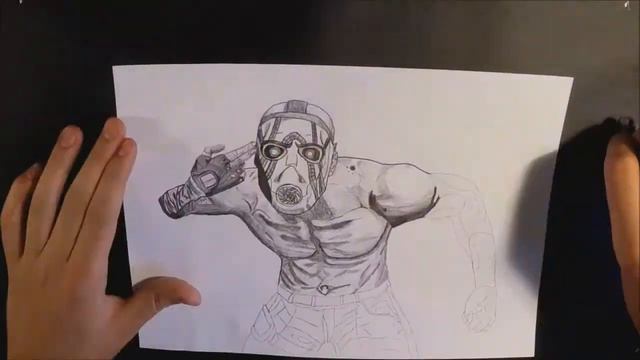 Psycho from Borderlands - Fan Art Time Lapse (By Majki) смотреть онлайн