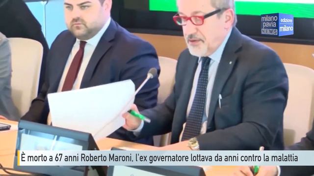 È morto Roberto Maroni, l’ex governatore lombardo aveva 67 anni, da anni lottava contro una malatti смотреть онлайн